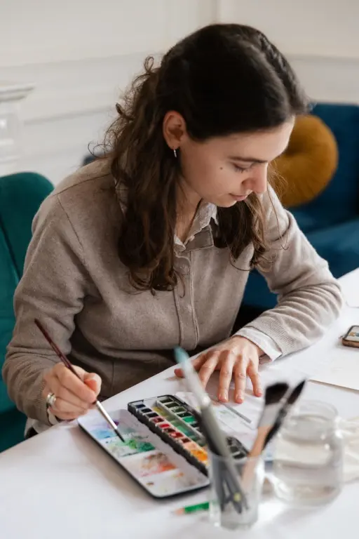 Représentation à l'aquarelle d'invités en direct lors d'un mariage Représentation à l'aquarelle d'invités en direct lors d'un mariage